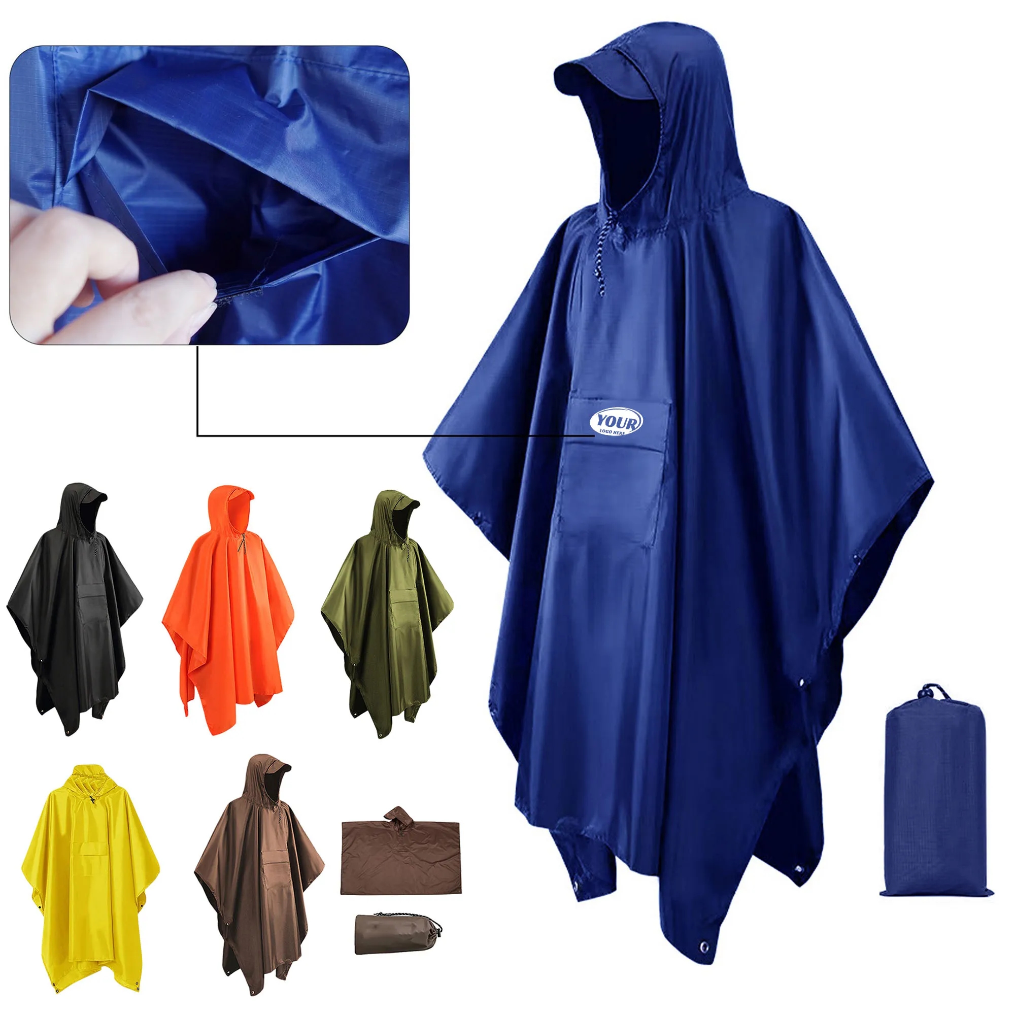 Hooded Poncho 2