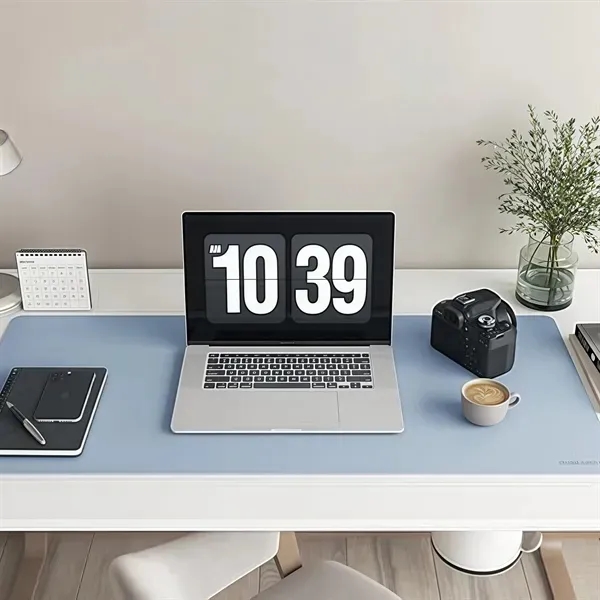 Leather Desk Blotter Pad with Waterproof Mat for Office 5