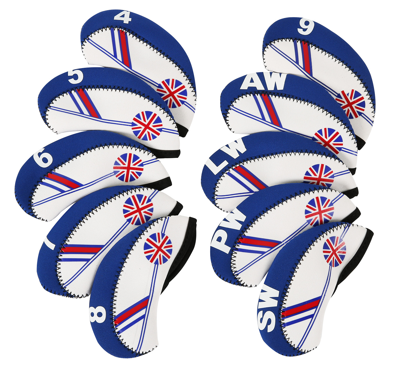 Golf Club Iron Head Covers Set 3