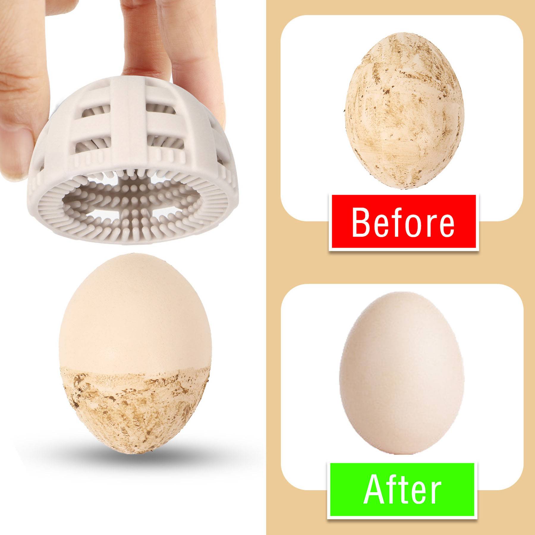 Silicone Egg Cleaning Brush 11