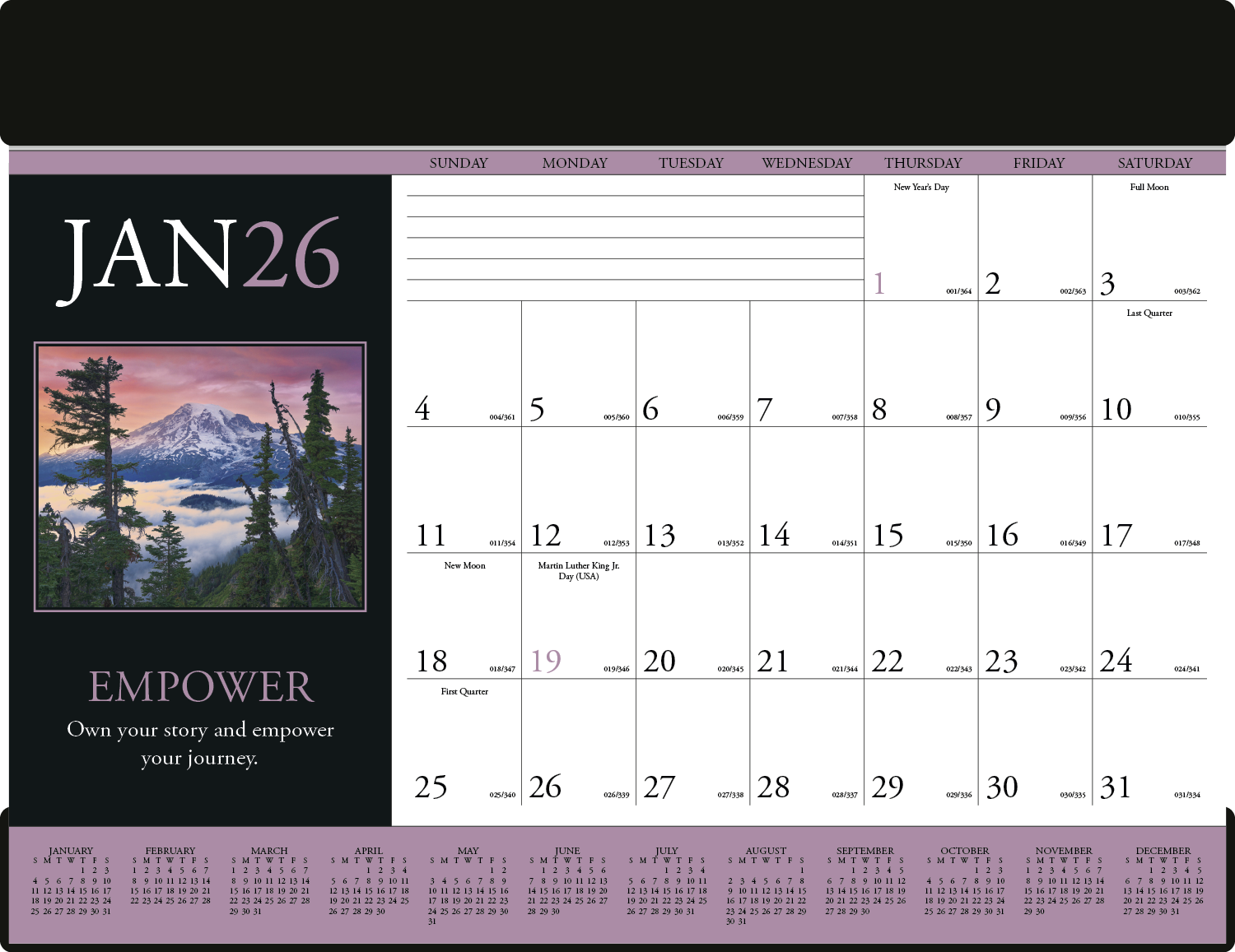 Triumph® Calendars Motivations Desk Pad 7