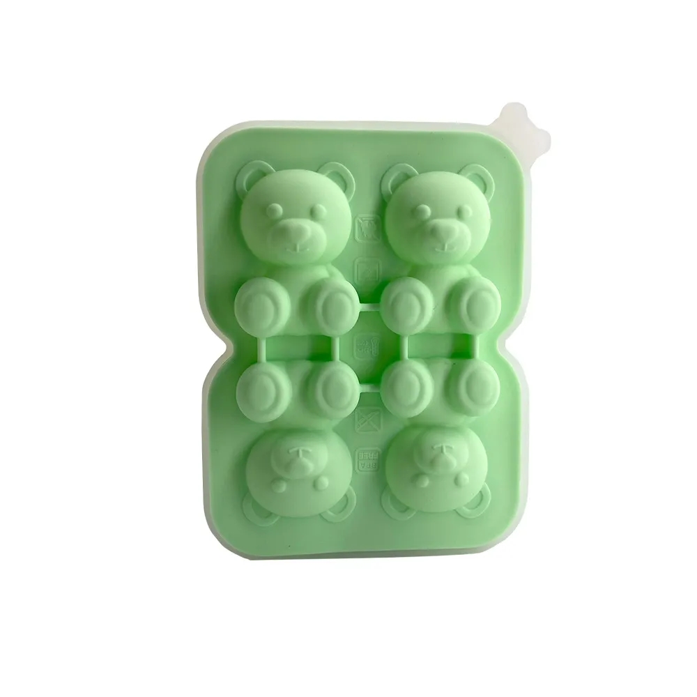 2 Pack Bear Ice Molds/Cube Trays 2