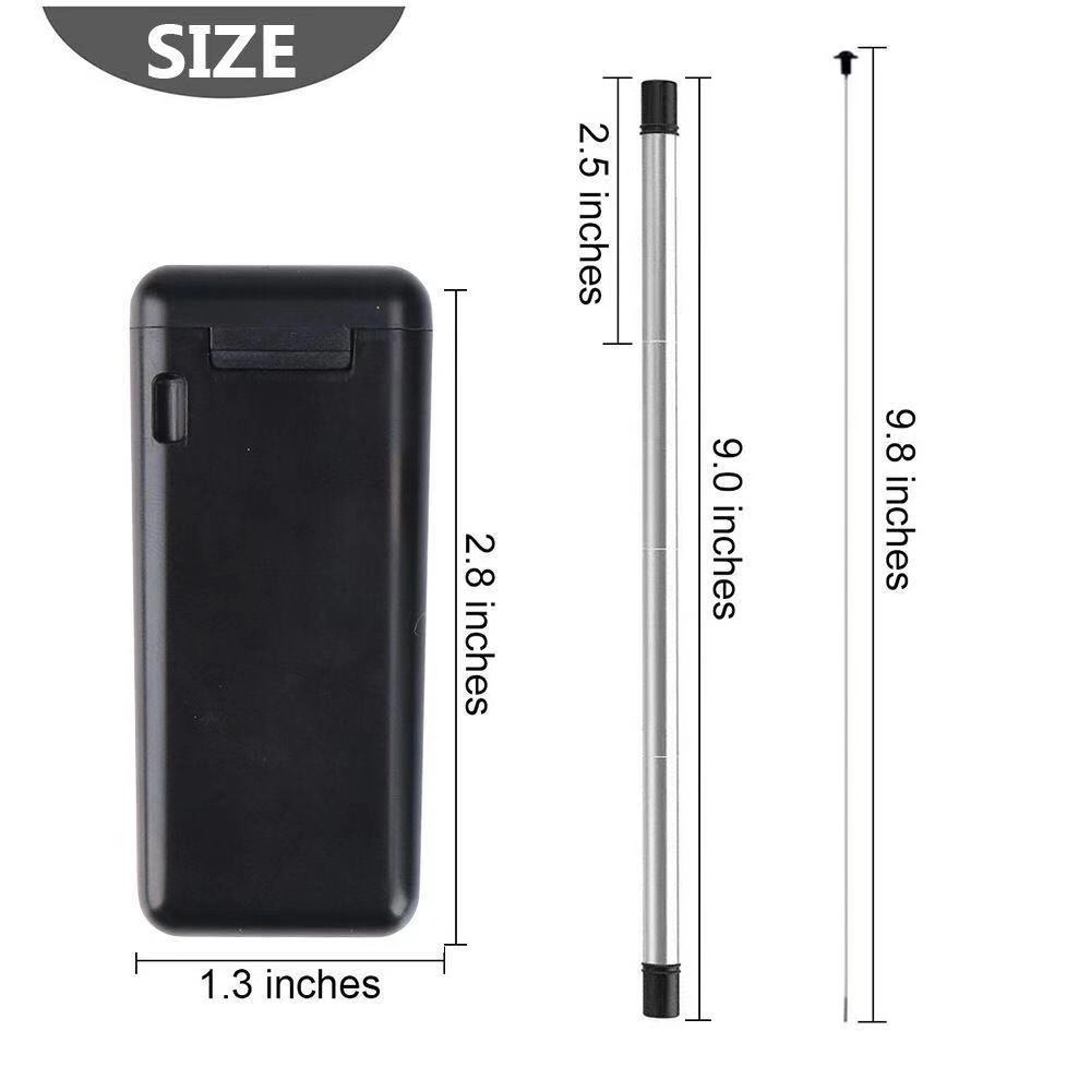 Collapsible Stainless Steel Drinking Straws Portable Set 3