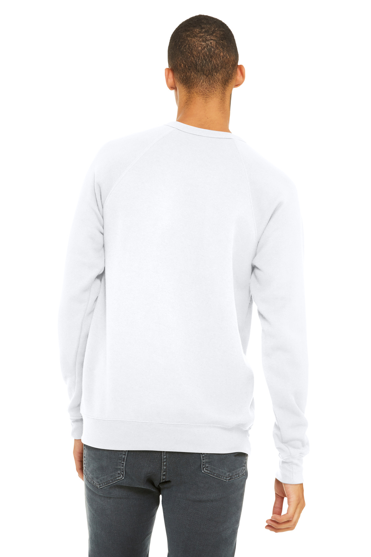 BELLA+CANVAS Unisex Sponge Fleece Raglan Sweatshirt. BC3901 9