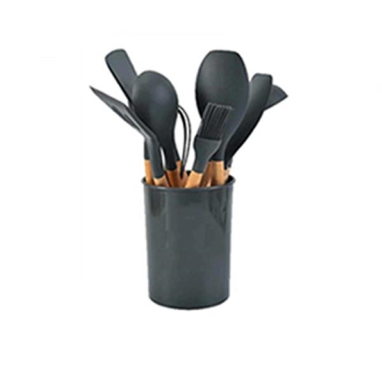 12 Piece Silicone Non-stick Pan Kitchenware 2