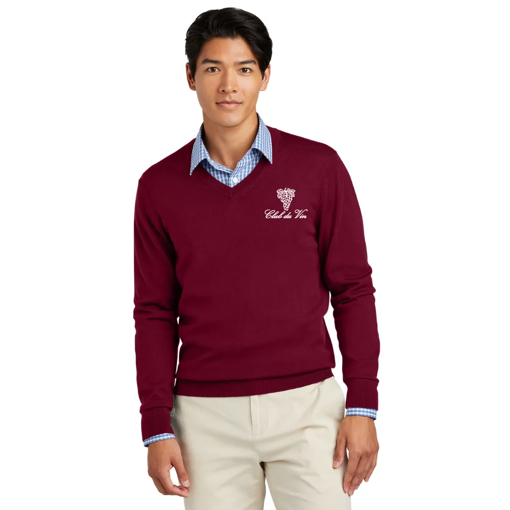 Brooks Brothers (R) Washable Merino V-Neck Sweater 1