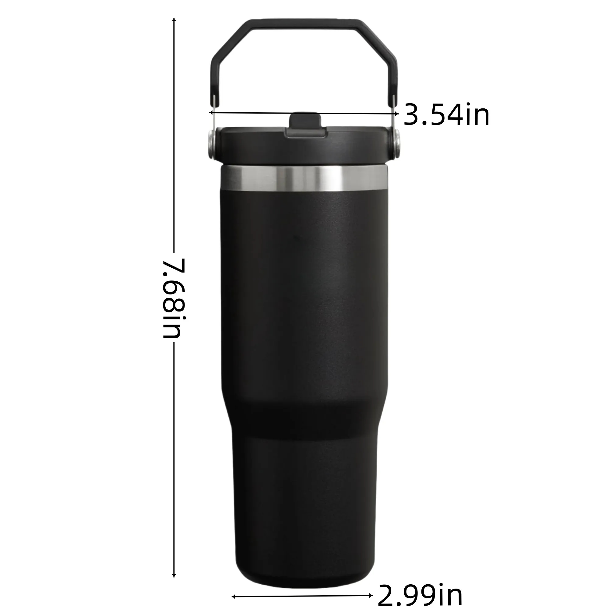 20oz Stainless Steel Tumbler Cup with Straw Leak Resistant 16