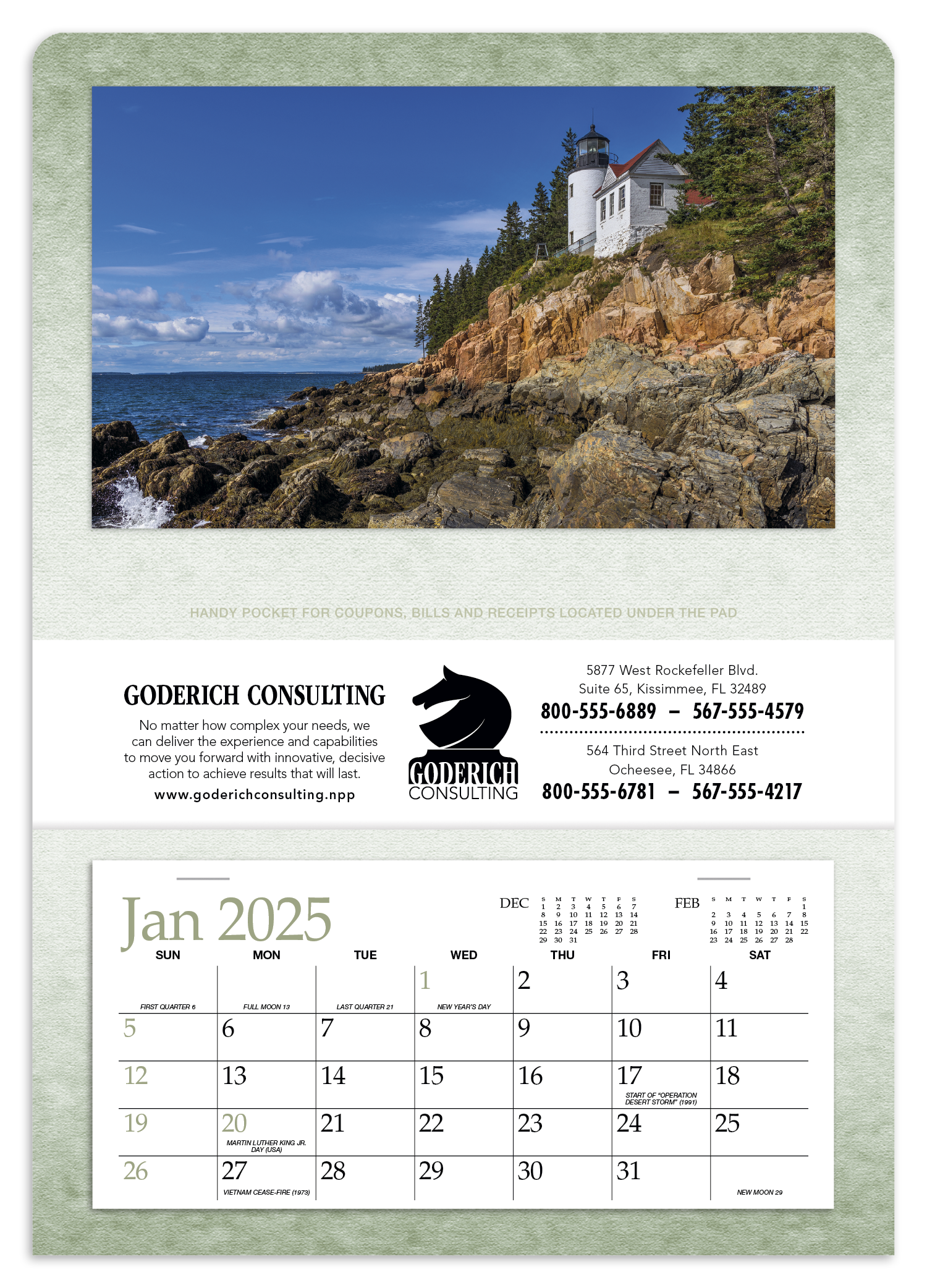 Triumph® Calendars Single Pocket Calendar 19