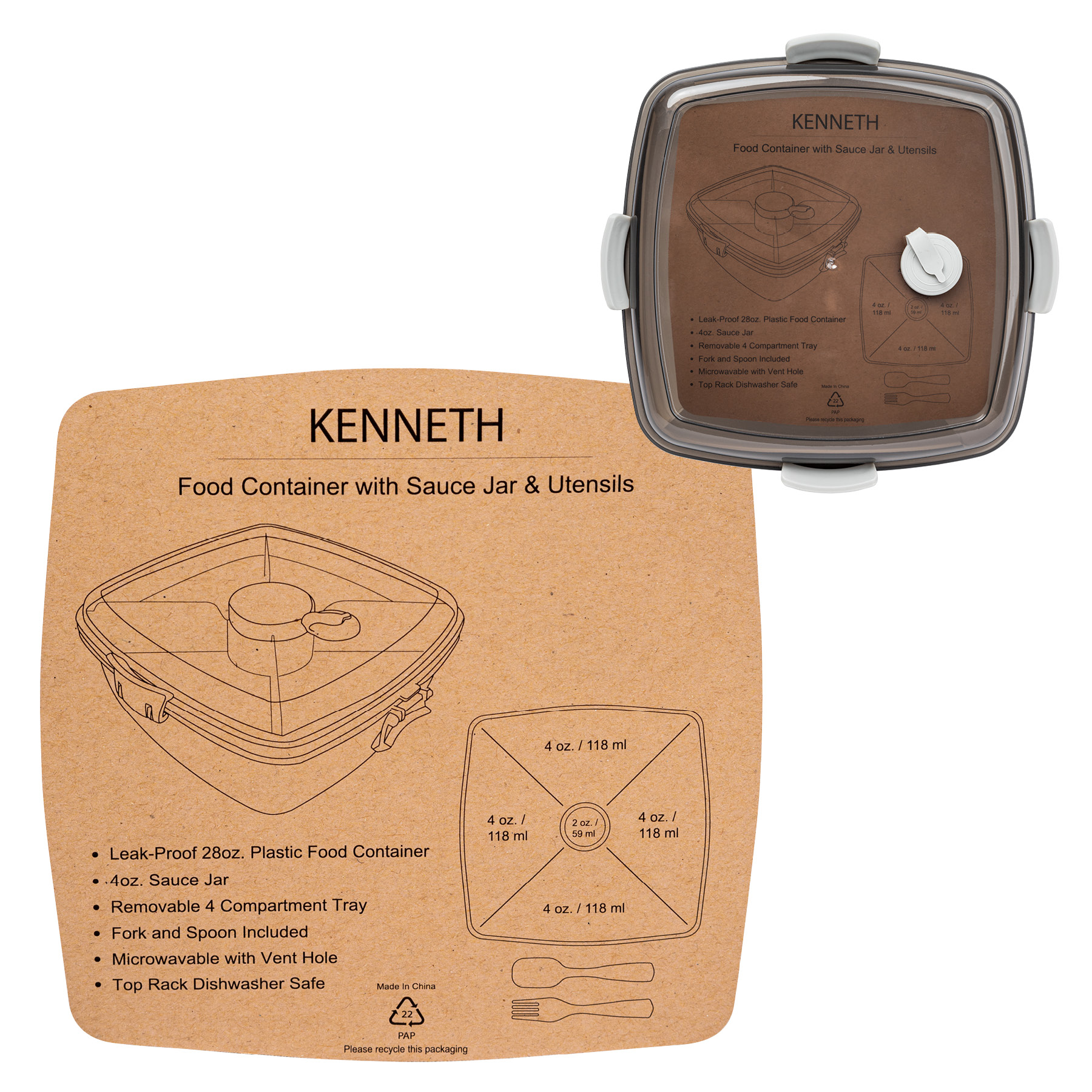 Kenneth Plastic Food Container Set 11