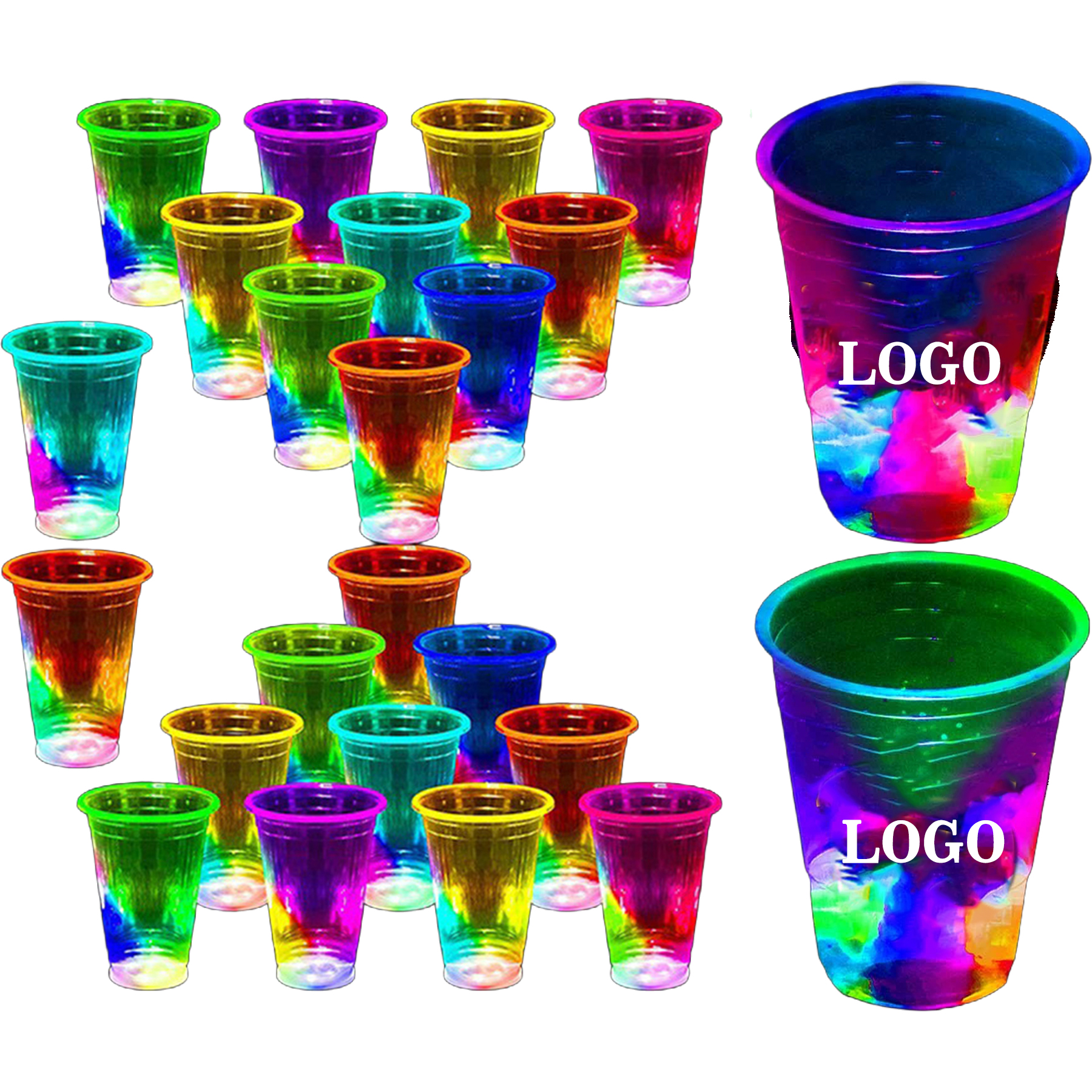 Glow Birthday Party Cup 3