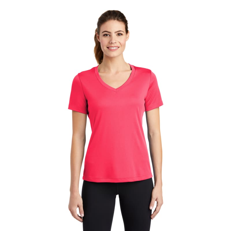 Sport-Tek Women's PosiCharge Competitor V-Neck Tee. 18