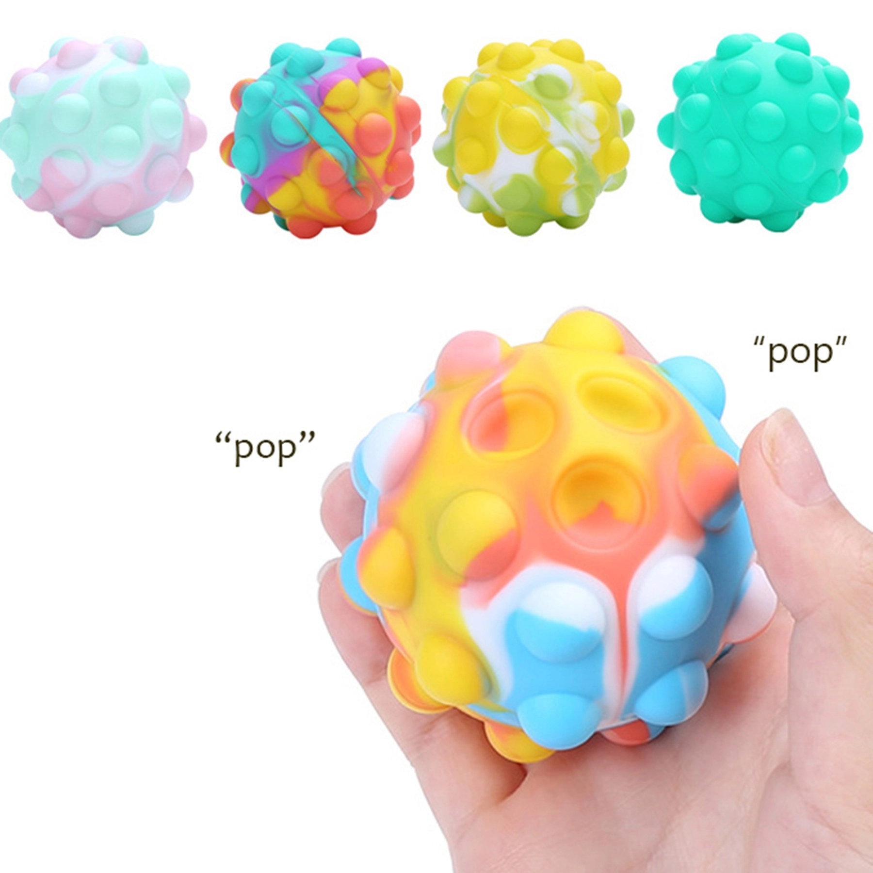 Ball Push Bubble Fidget Toys 10