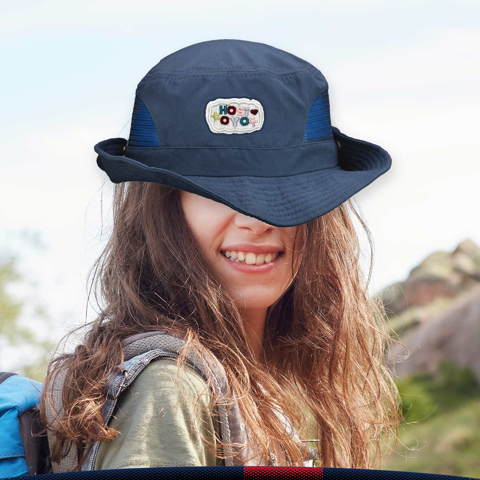 Achard Mesh Sides Bucket Hat 2