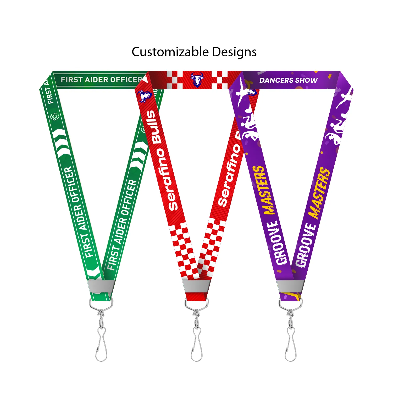 36" Custom Polyester Lanyard 2