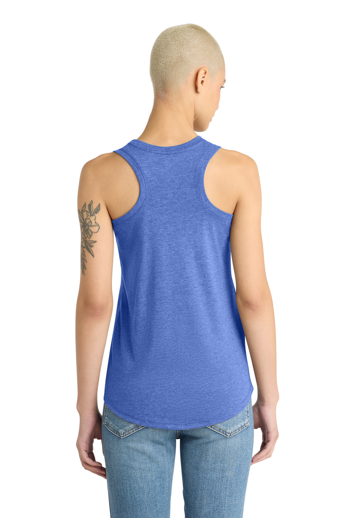 District Women's Perfect Tri Racerback Tank. DM138L 48