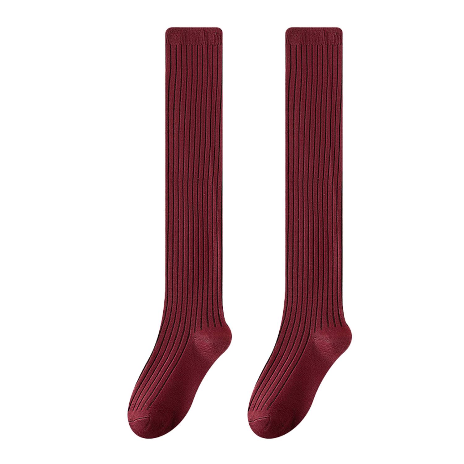 Knit Women Over Knee Socks Thigh High Stocking 11