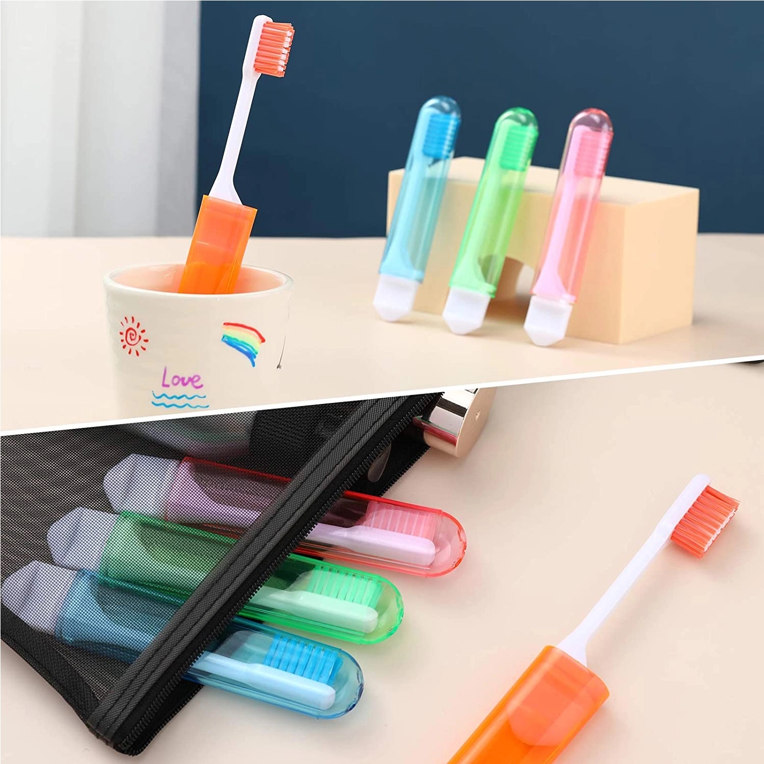 Portable Travel Toothbrush Set 10