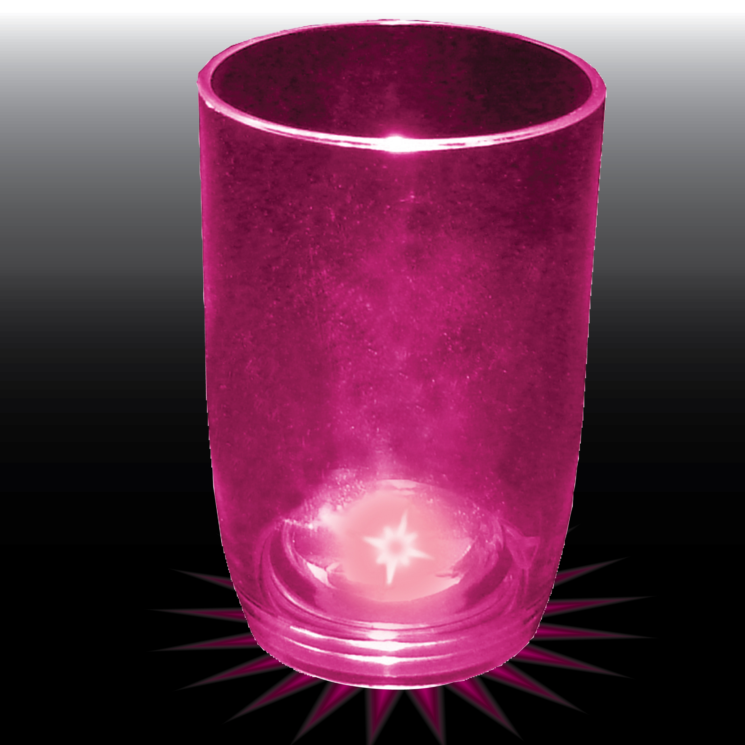 3oz Light Up Plastic Tapered Wine Sampler 15