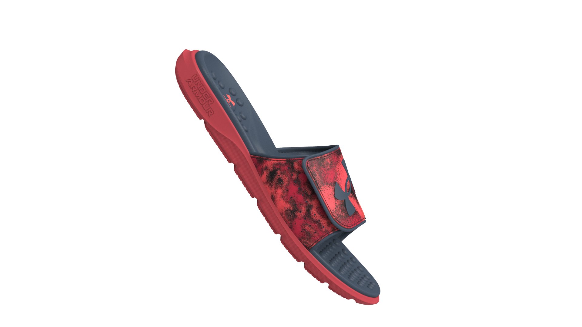 UA Ignite Pro Graphic Strap Men's Slides 3