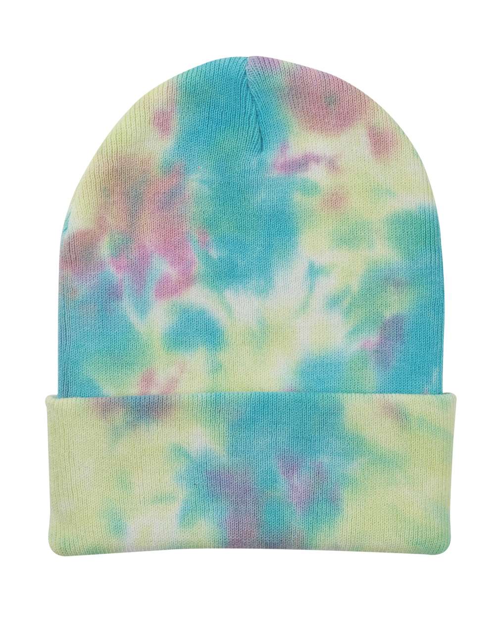12" Tie-Dyed Cuffed Beanie - SP412 2