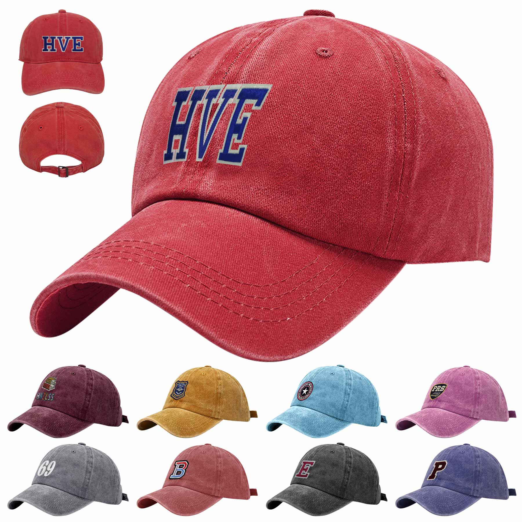 Cotton Twill Unstructured Baseball Hat 3