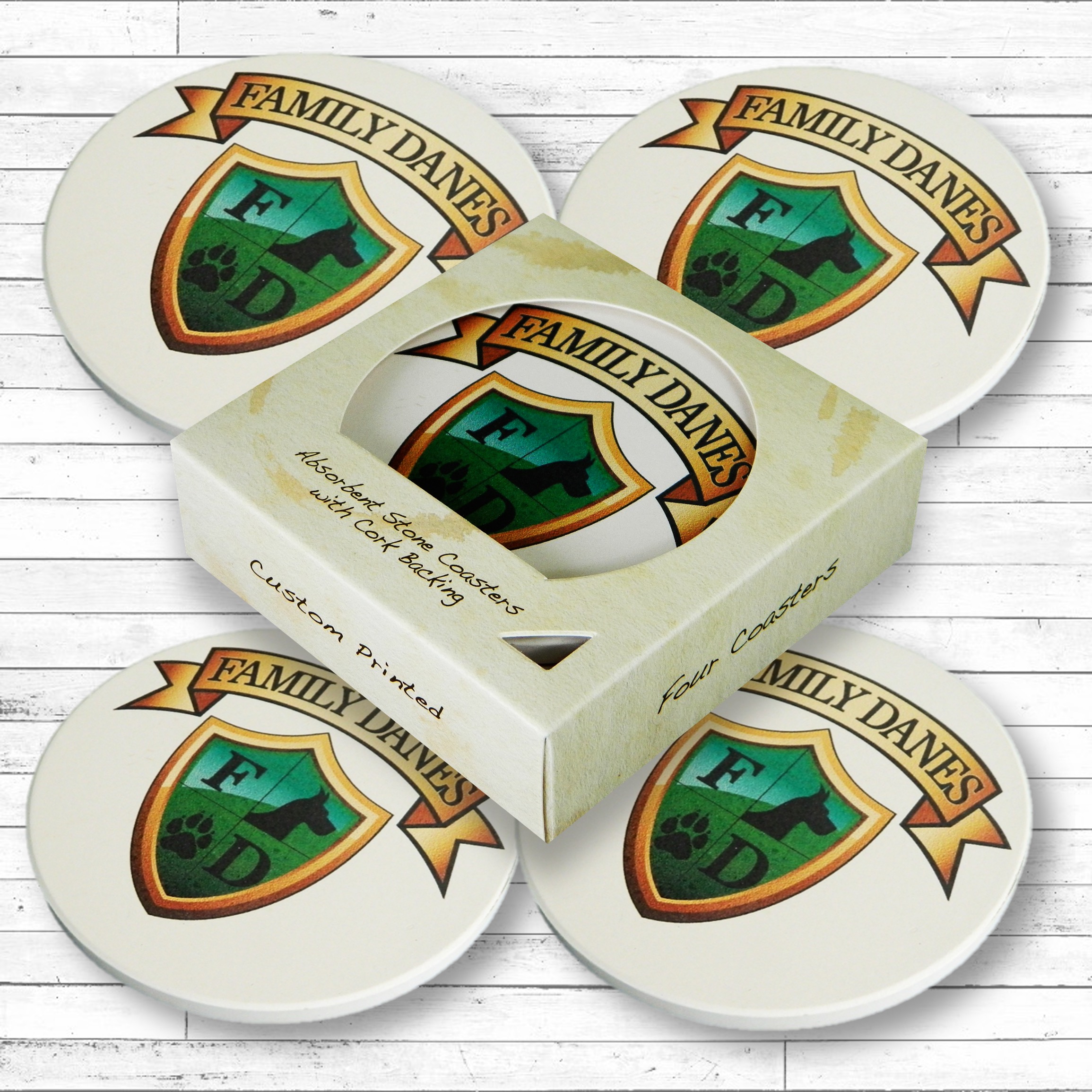 4 Round Coaster Box Set 6