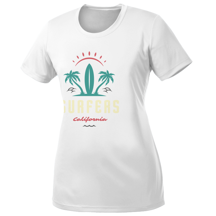 Women's Athletic Tee Spot Sublimation T-Shirt 7