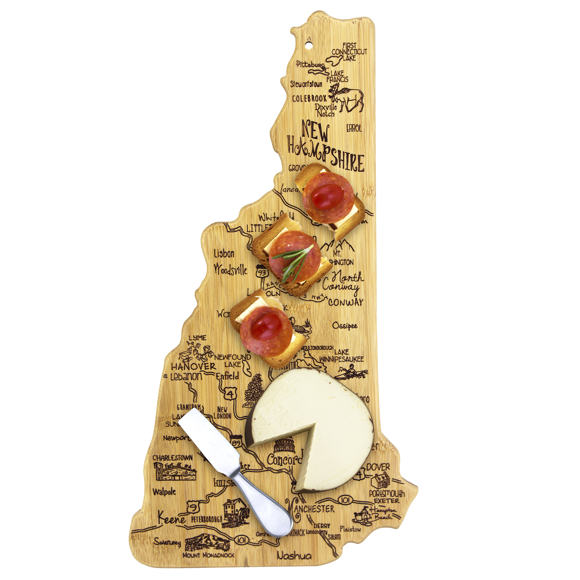 Destination New Hampshire Cutting & Serving Board 10