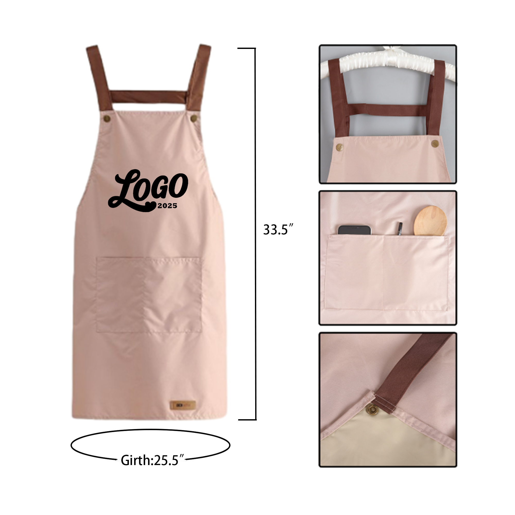 Waterproof And Oil-Proof Pvc Kitchen Apron 1