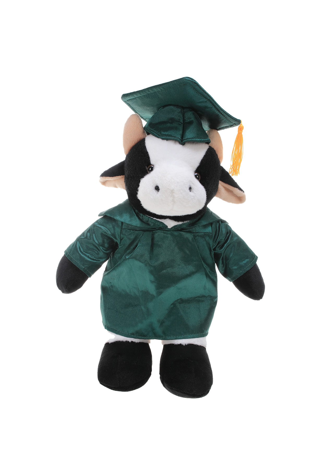 Soft Plush Cow in Graduation Cap & Gown Stuffed Animal 3