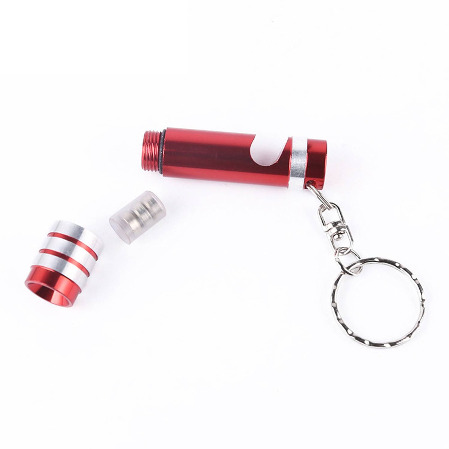 2 in 1 Aluminum Flashlight Bottle Opener Keychain 9