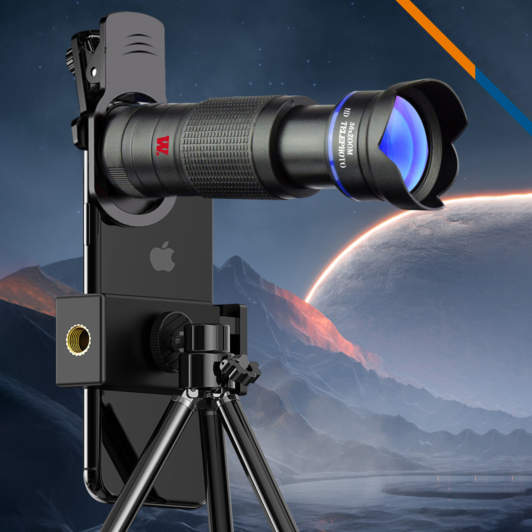 FarSight 36X Retractable Zoom Phone Lens Kit 9