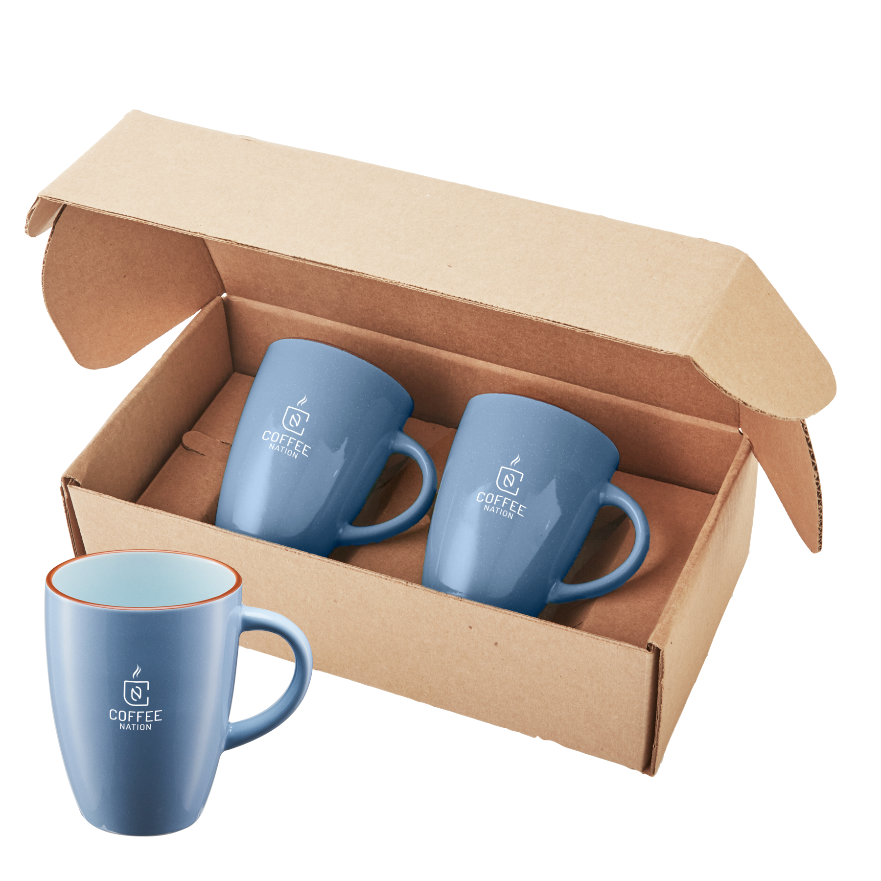 12 Oz. Pacific Ceramic Mugs Gift Set 5