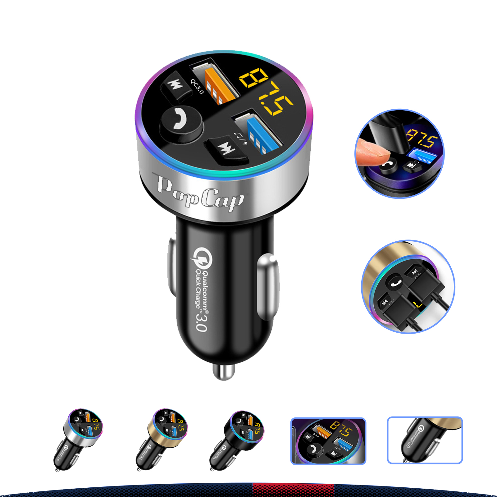 Adam Bluetooth Car Charger 3