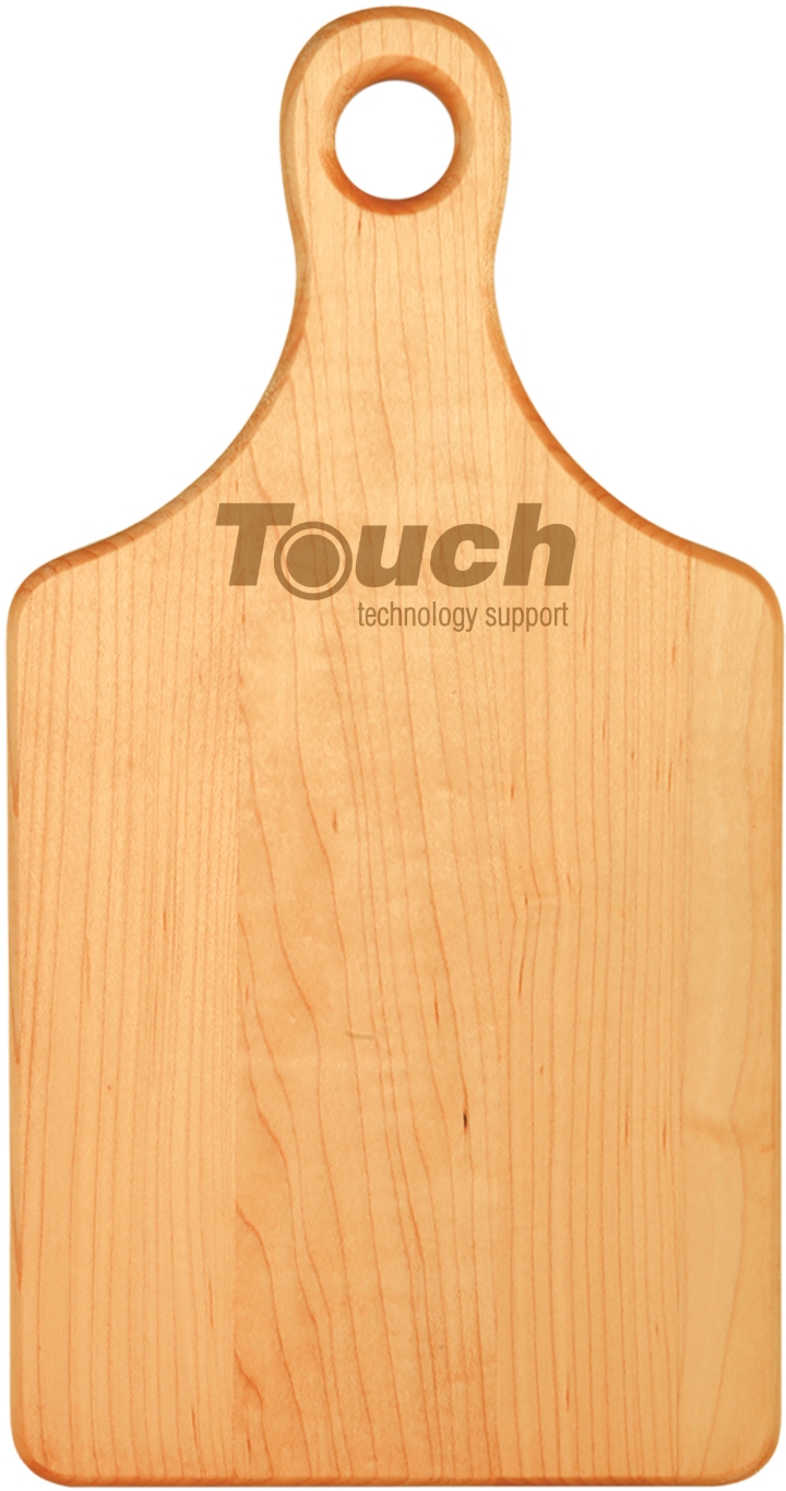 13 1/2" x 7" Maple Paddle Shaped Cutting Board MADE IN THE USA!