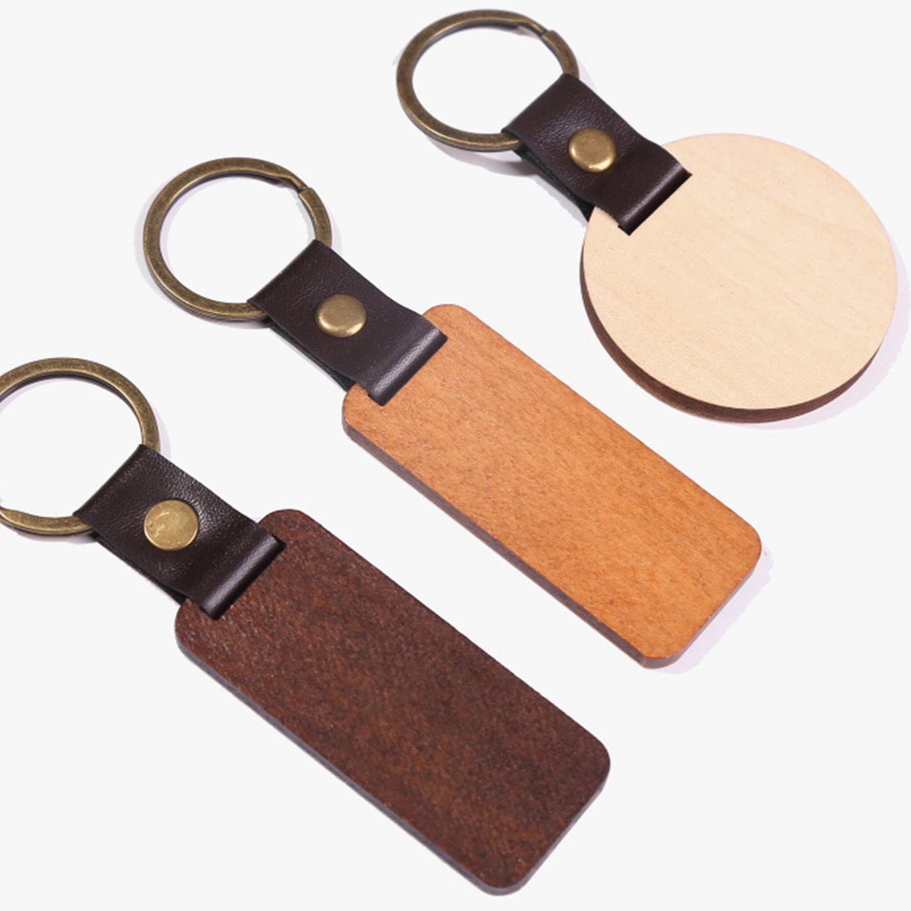 Custom PU Leather Keychain 1