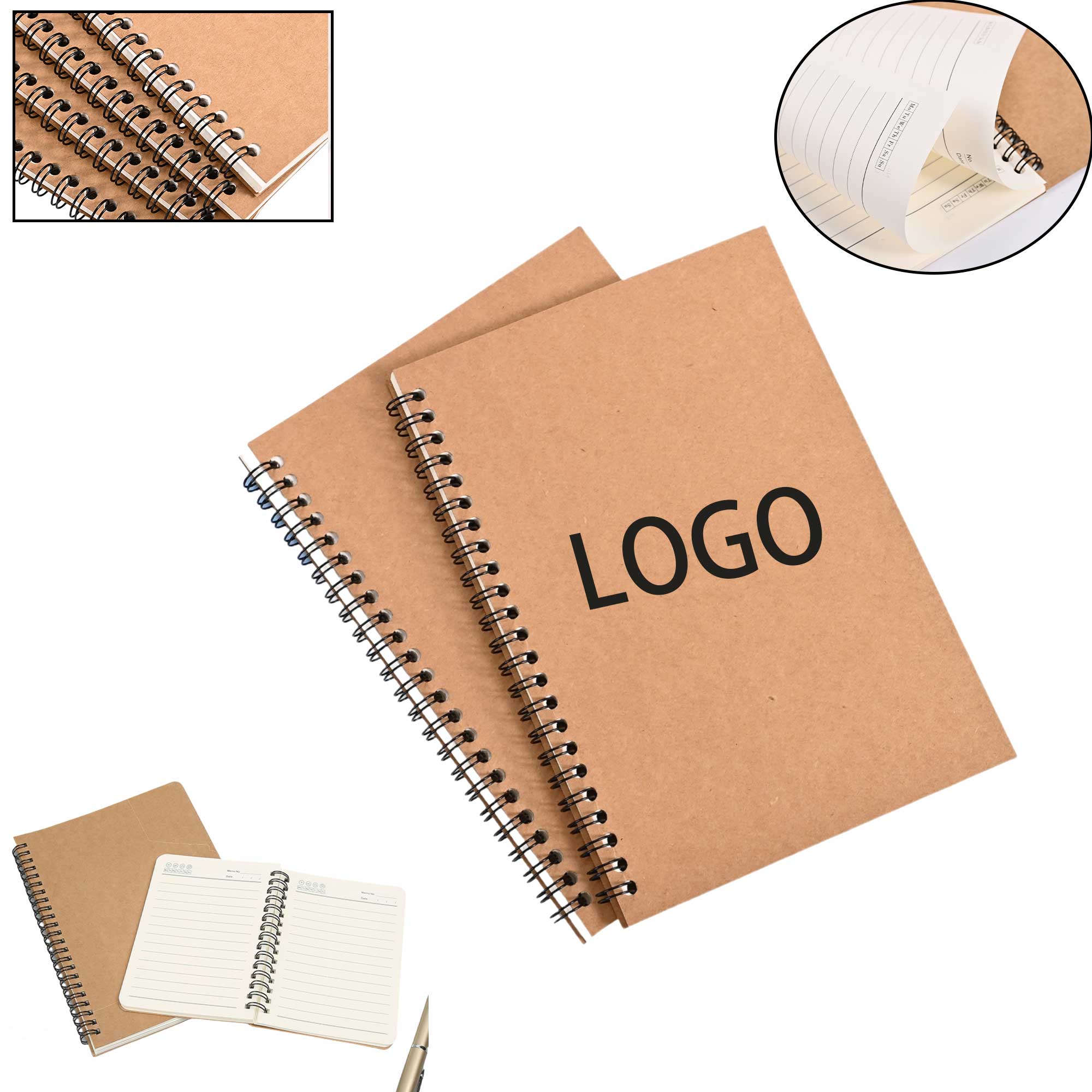 Travel Hardcover A5 Spiral Notebook 3
