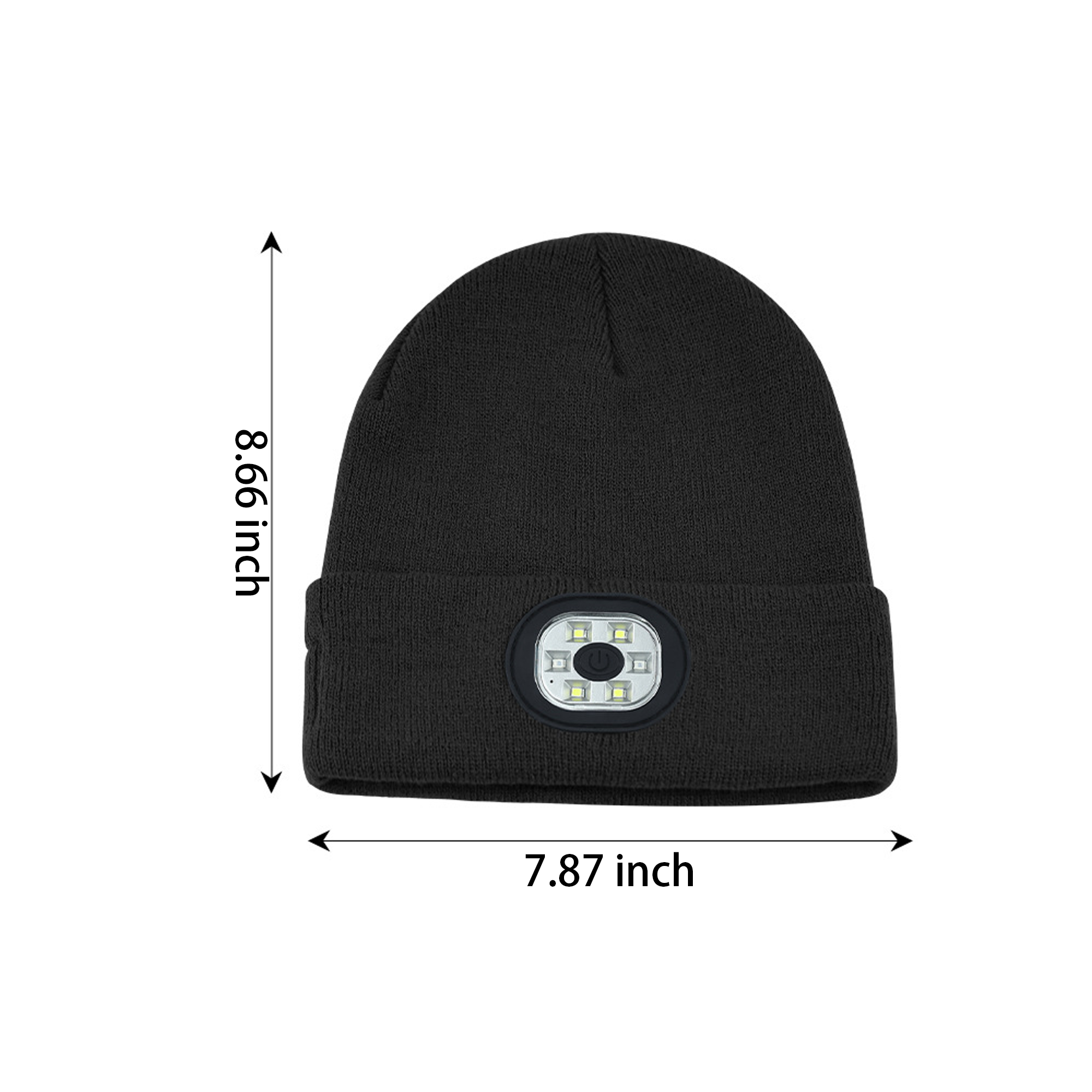 Beanie with LED Light for Winter Use 2