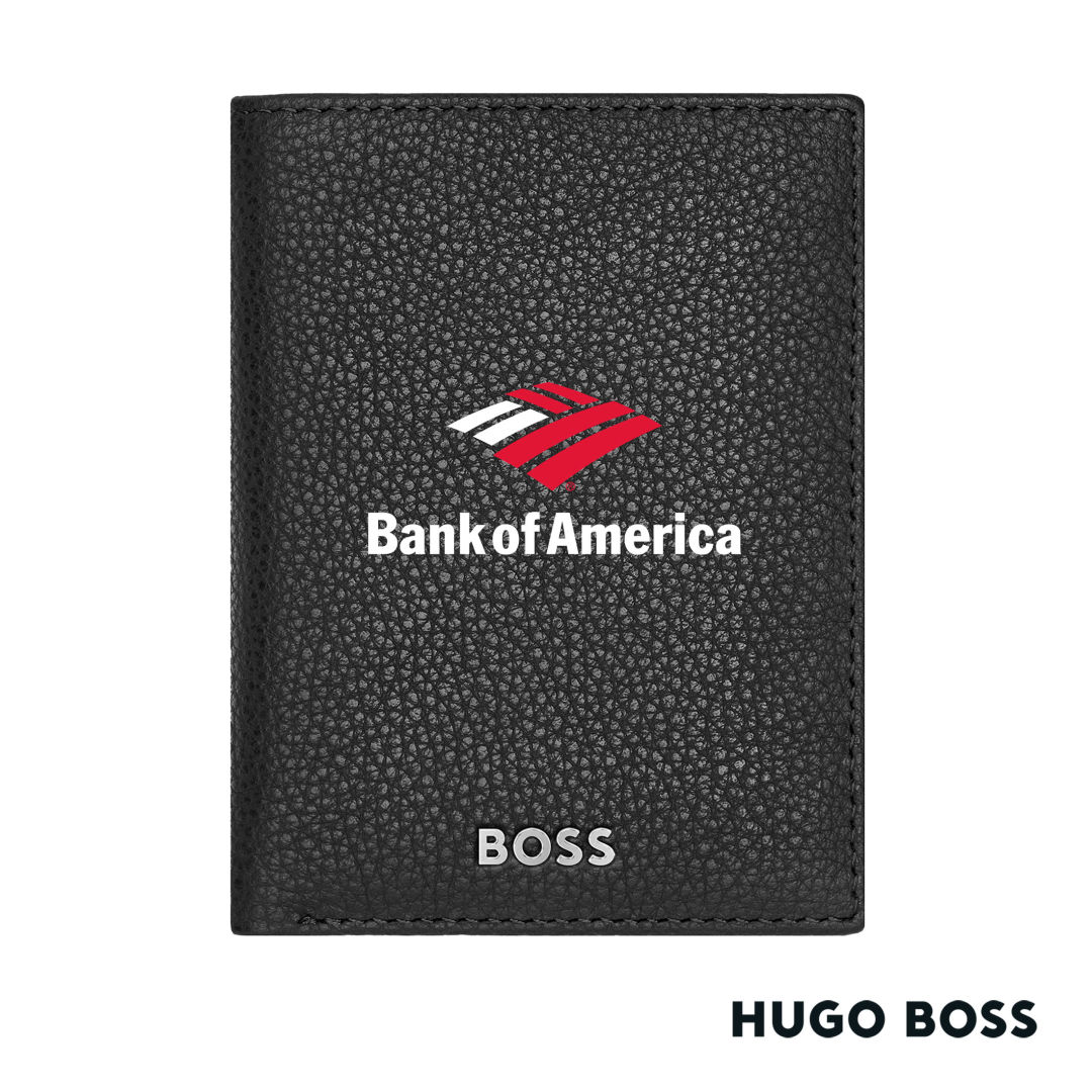 Hugo Boss® Classic Grained Folding Card Holder