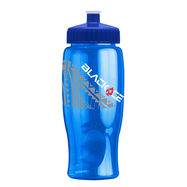 Rotation 27oz Transparent Contour Bottle w/Push-Pull Lid 2