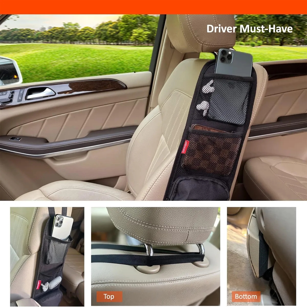Car Seat Side Storage Bag 6