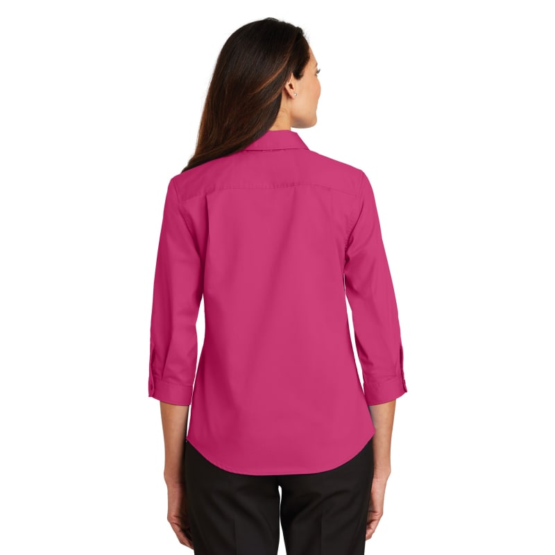 Port Authority Ladies 3/4-Sleeve SuperPro Twill Shirt. 17