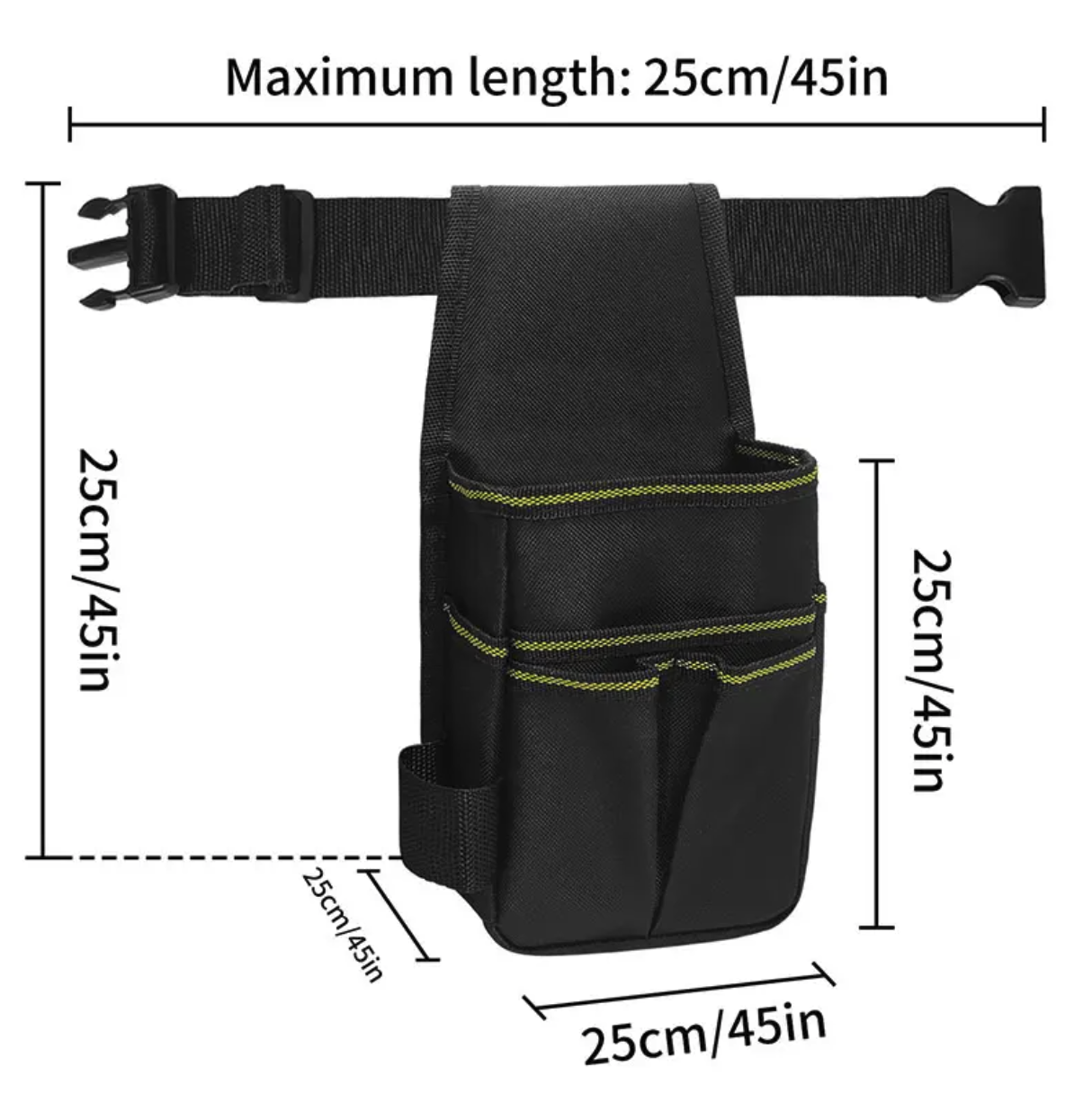 Tool Belt Bag Storage Pouch With Multiple Pockets 2