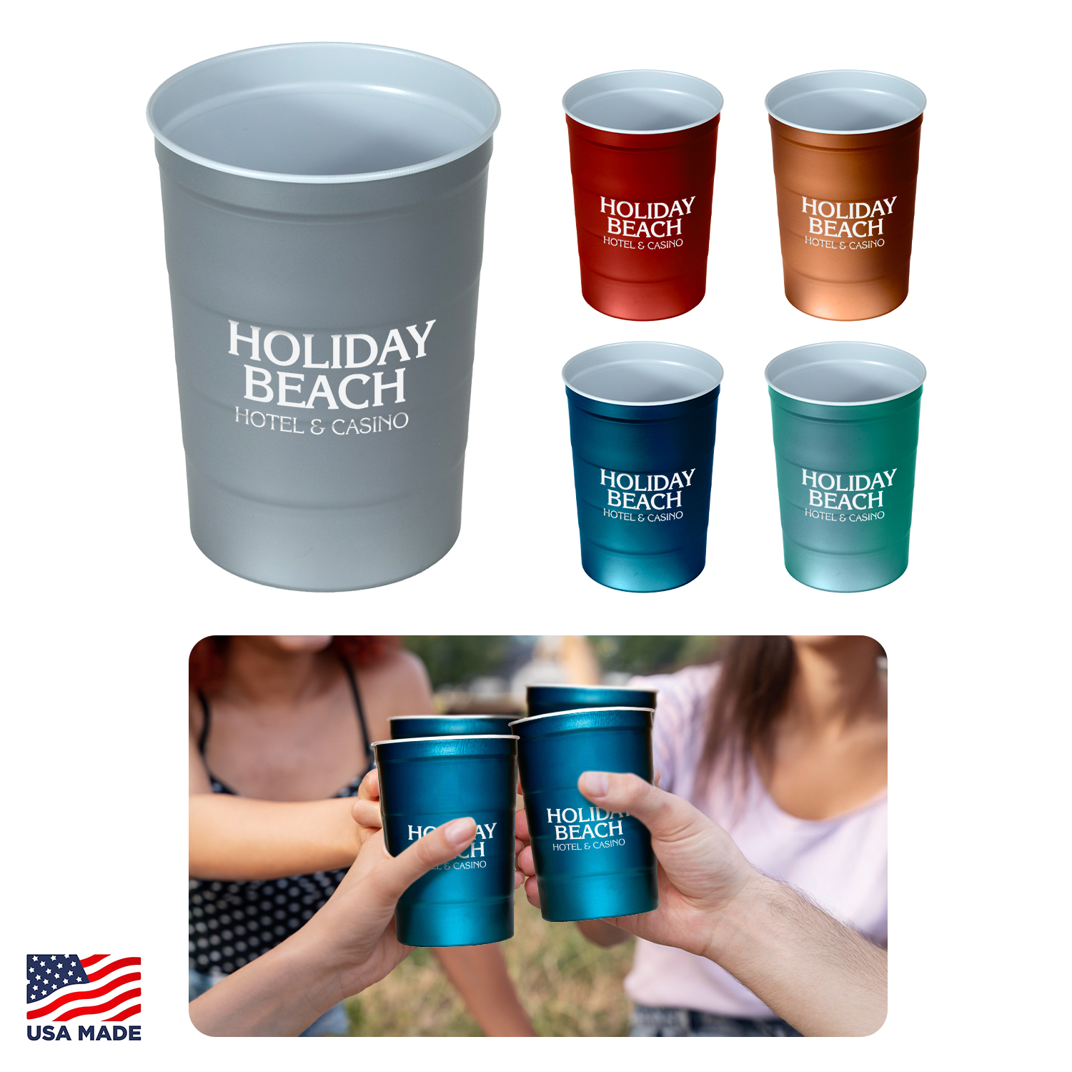 16oz Metal Cup 12