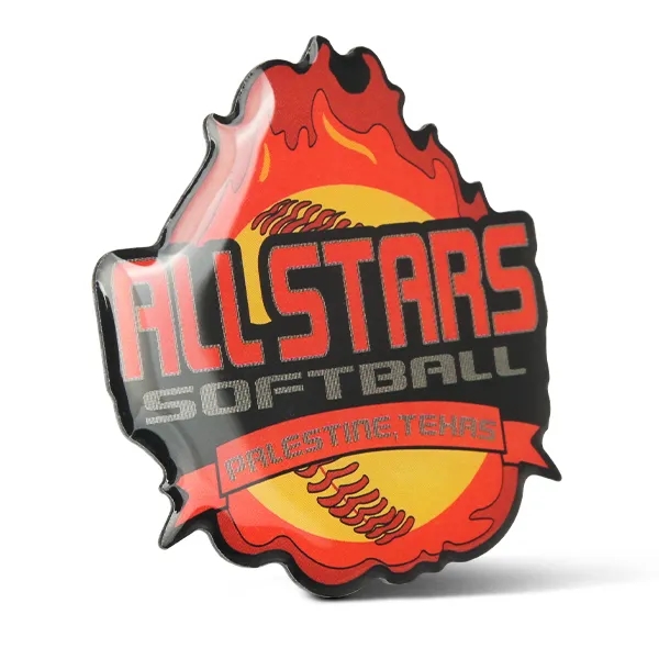 1 1/4" Printed Baseball Trading Pin 8