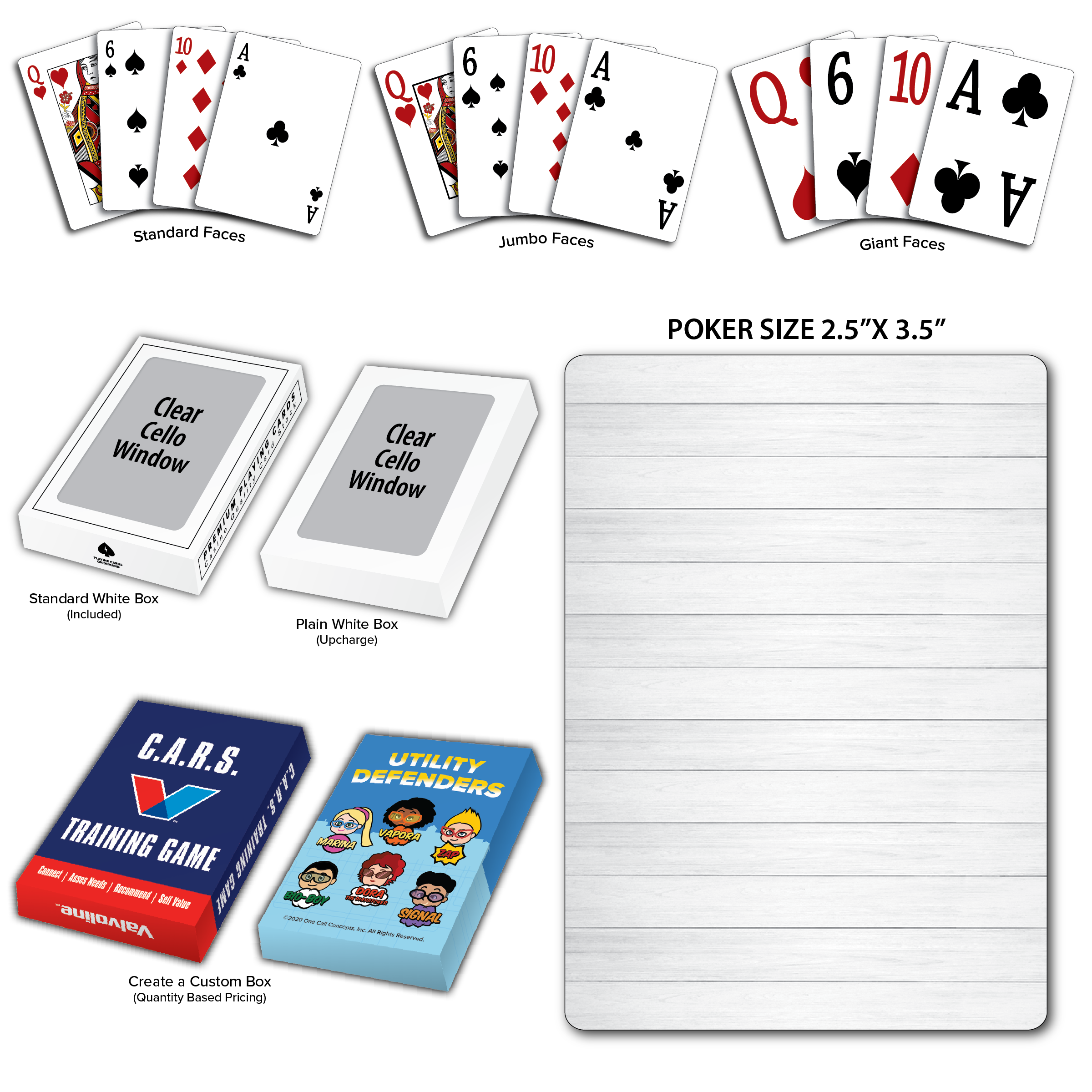 Shiplap Theme Poker Size Playing Cards 2
