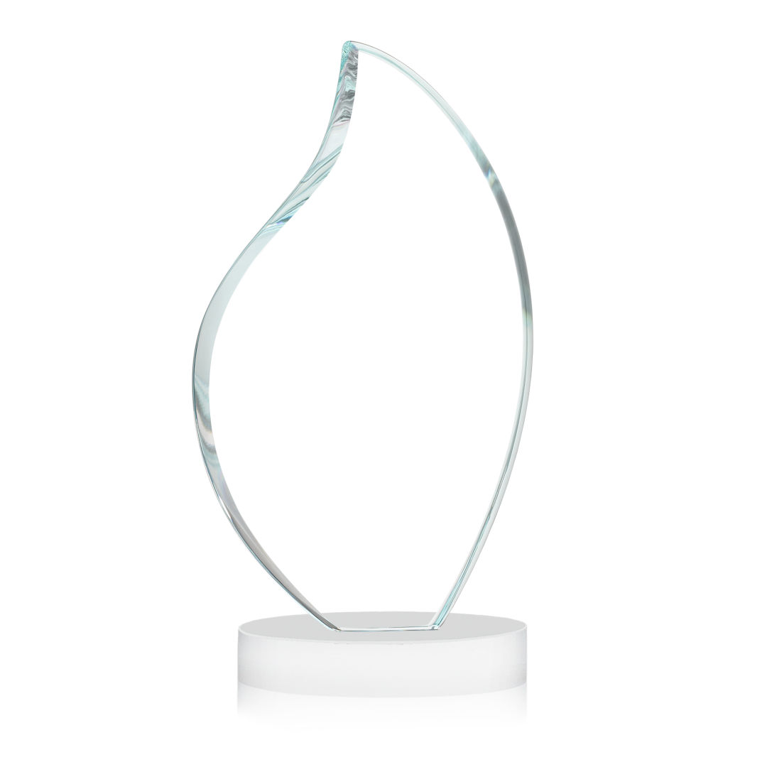 Odessy Flame VividPrint™ Award on Alberton Base - White 6