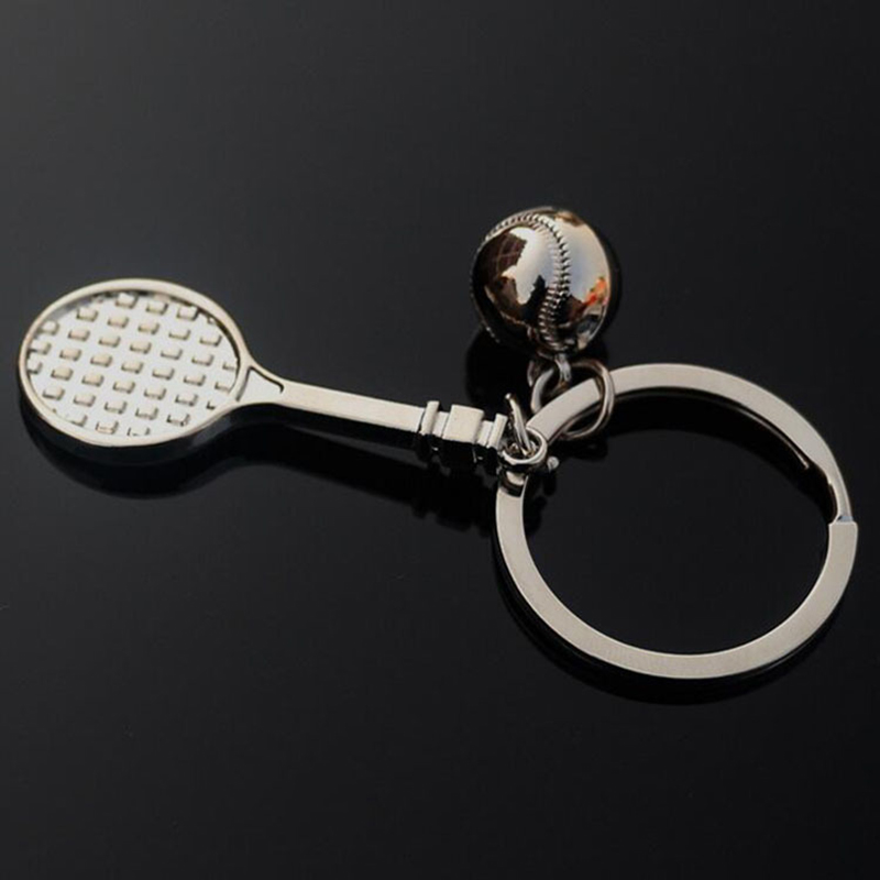 Creative Metal Tennis Key Ring 3