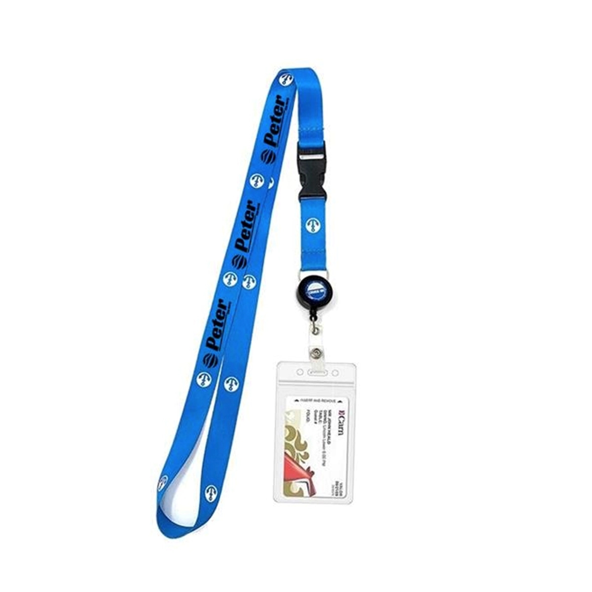 Rigid Clear Card Holder With Lanyard 2