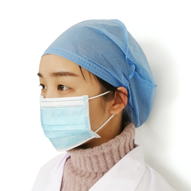 Disposable High Quality Thick Bouffant Cap 7